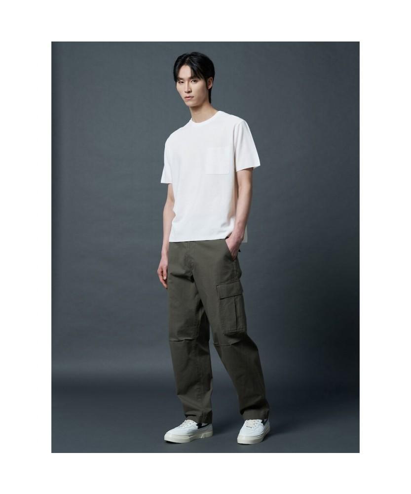 SHIFT.G Semi Wide Cargo Pants - Khaki