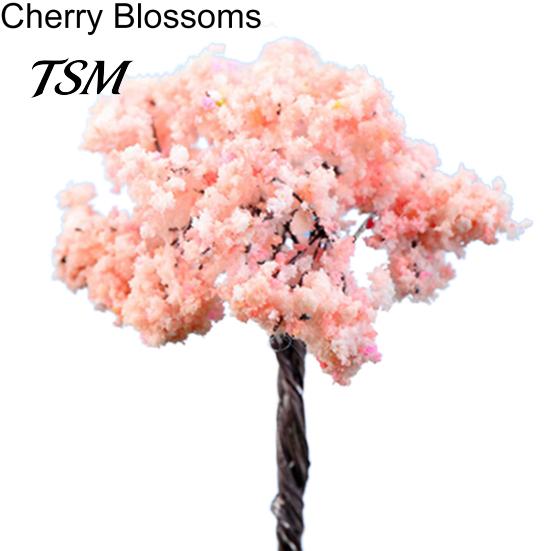 Ornament Plant Miniature Mini Different Shape Plastic Pots Fairy Metal Dollhouse Tree for Home Garden