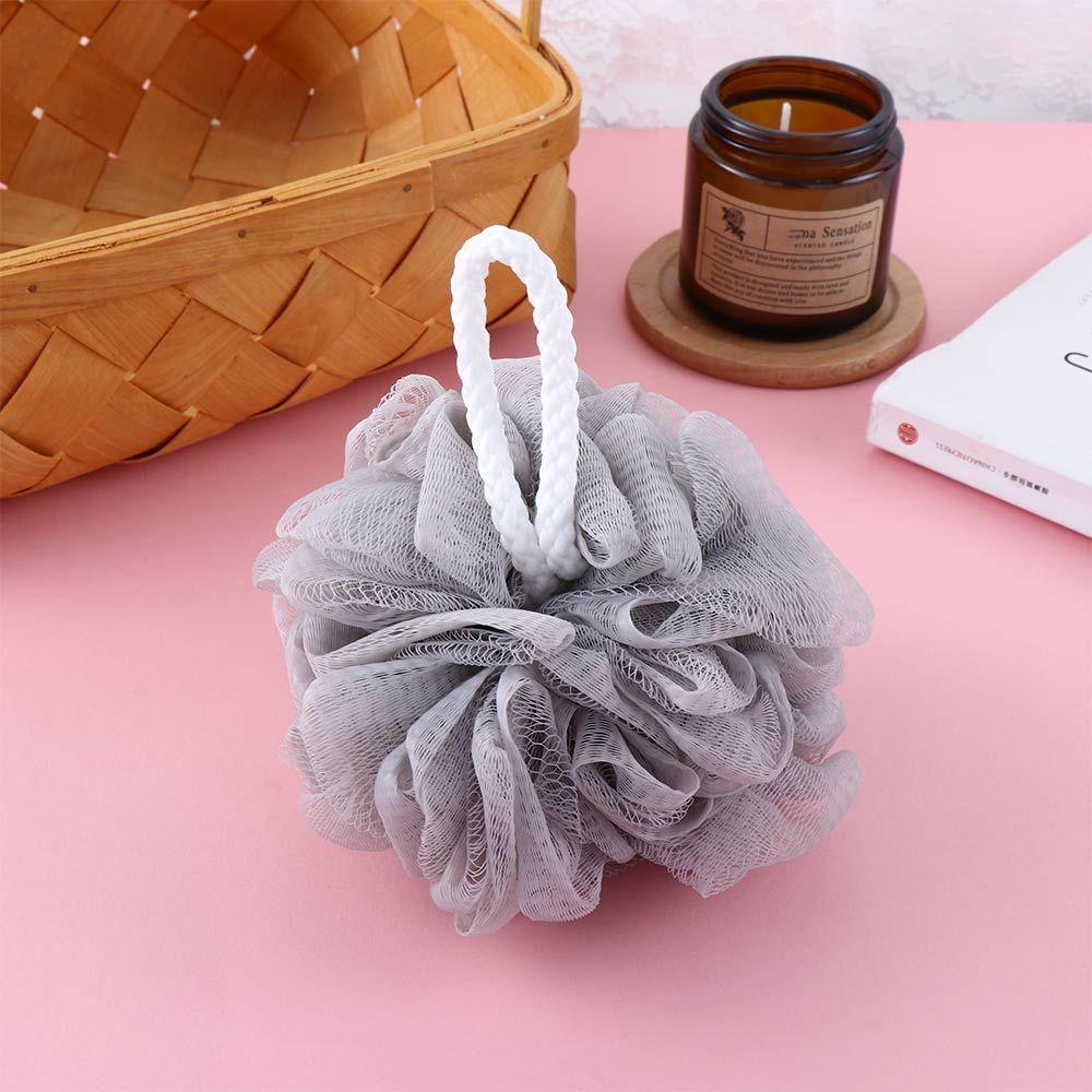 Quality Rich Bubble Cleaning Equipment Back Scrubber Bathroom Supplies Wash Body Mesh Sponge Bath Flower Shower Brush Bath Ball