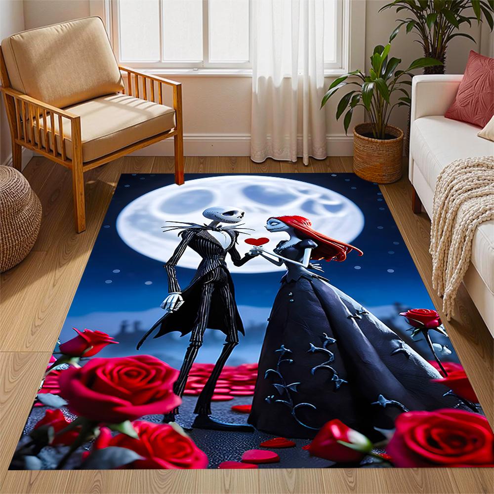 Nightmare Before Christmas Floor Mat Suitable for Bedrooms Outdoor Decorate room Foyer Antislip Carpet Office home decor Wedding Party Gift