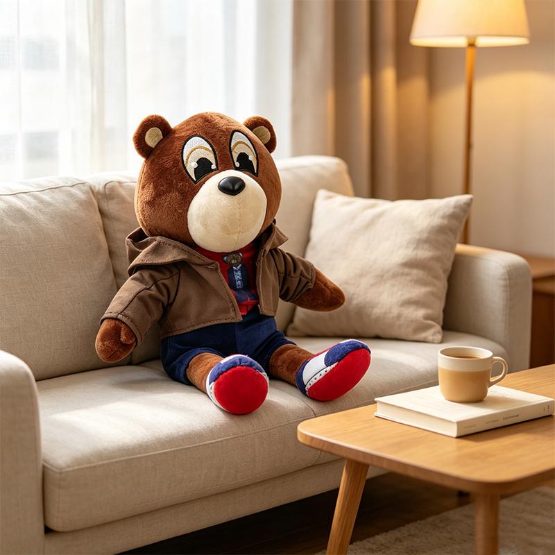 10 Inch Cute Plush Bear Toy Soft Stuffed Animal Ideal Graduation Gift For Kids Boys And Girls
