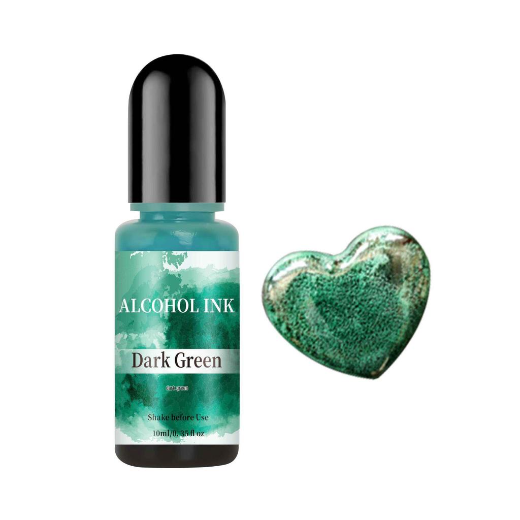 Automatic Diffusion 3D Bleeding Effect Crystal Epoxy Colorant - 30-Color DIY Alcohol Ink Set