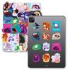 50 Cartoon Healing Text Stickers Cute Animals Colorful Daily Stickers Handbook Diary Decorative Stickers