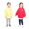 Koreanisches Design Kinder Lässiges Outfit Set Baumwolle Mehrlagiges Oberteil Hose Mädchen Kleidung