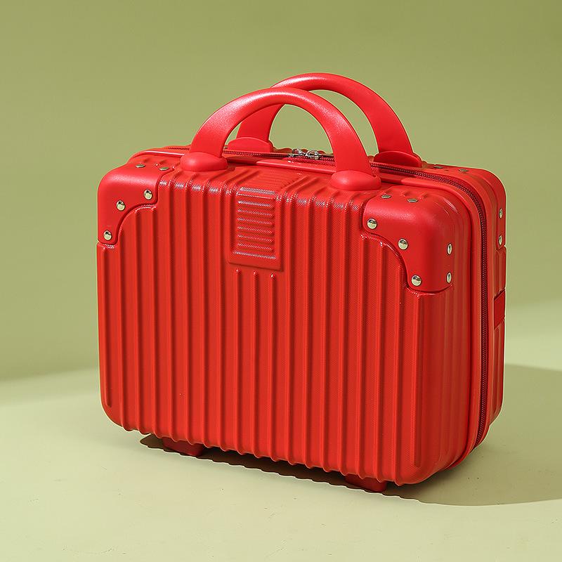 14-Inch Mini Suitcase Makeup Case with Combination Lock