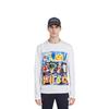 Palace Vegetable Print Long Sleeve T-Shirt Unisex Tops White P12LS001