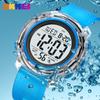 Stylish and colorful couple watch, transparent case, multi-functional waterproof electronic watch, male and female student watch luminous