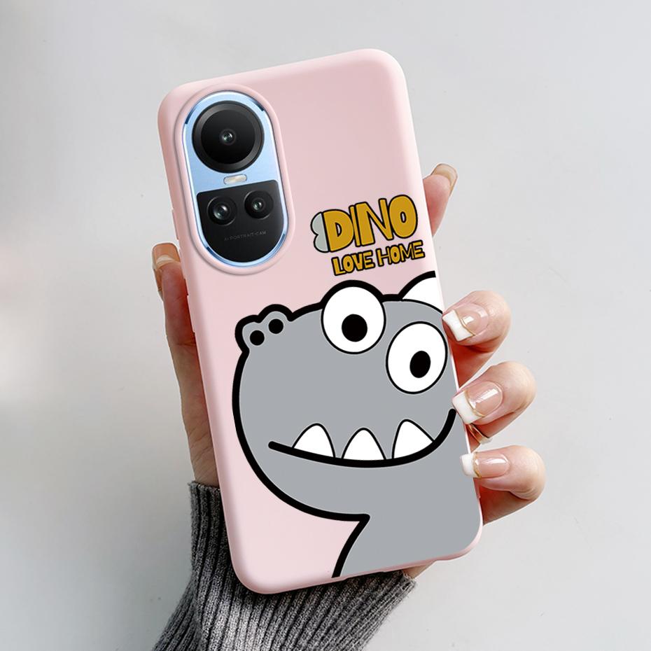 For OPPO Reno 10 5G CPH2531 Case Stylish Pattern Soft Silicone Phone Cases for Oppo Reno10 Pro Global 2023 CPH2525 Back Cover