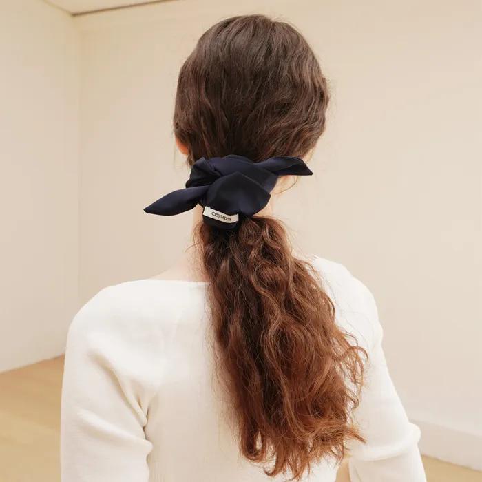 Silky Tie Scrunchie - 3 Colors