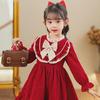 Korean Autumn/Winter Long-Sleeve Princess Dress for 1-Year-Old Girls