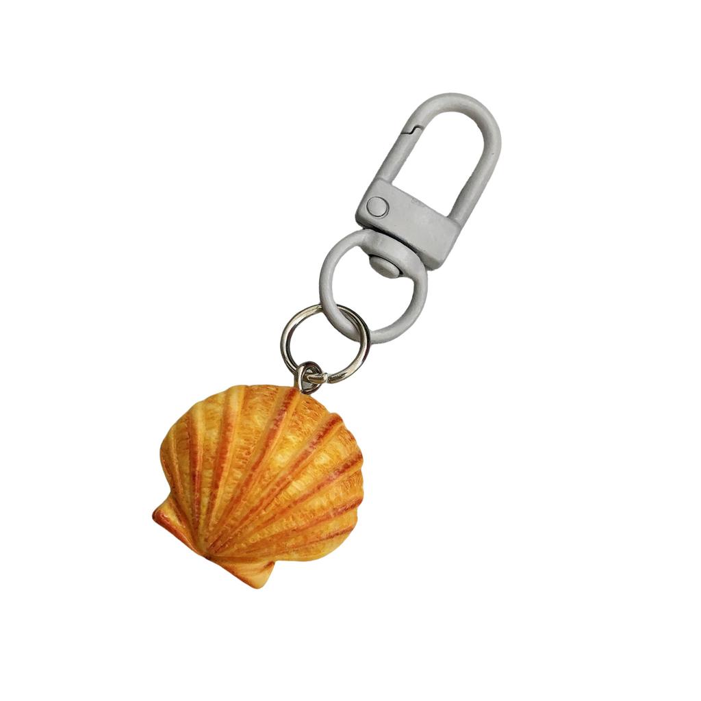 Handmade Lovely Bread Keychain Pendant Sturdy Materials Lovely Bowknot Designs Accessory for Vehicle Interior Decorati