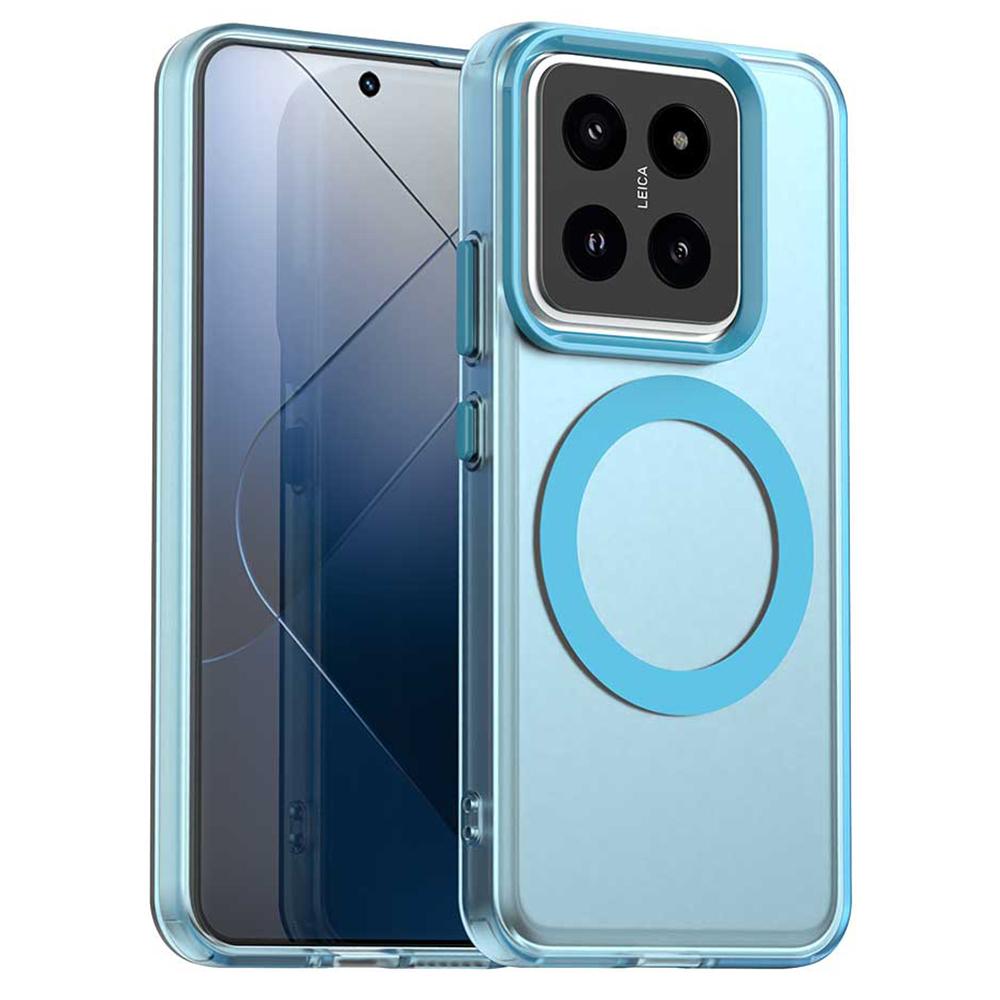 For Xiaomi 14 Pro Case Compatible with MagSafe PC+TPU+PET Anti-Drop Phone Cover
