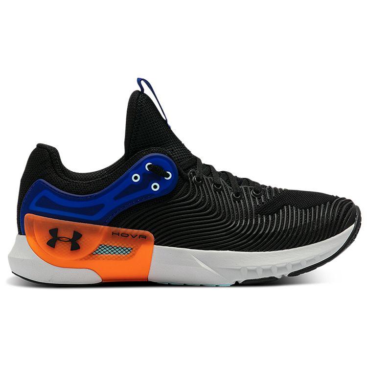 Under Armour Hovr Apex 2 Cushioning Durable Breathable Low Top Training Shoes Men Sneakers Black Blue Orange 3023007-003