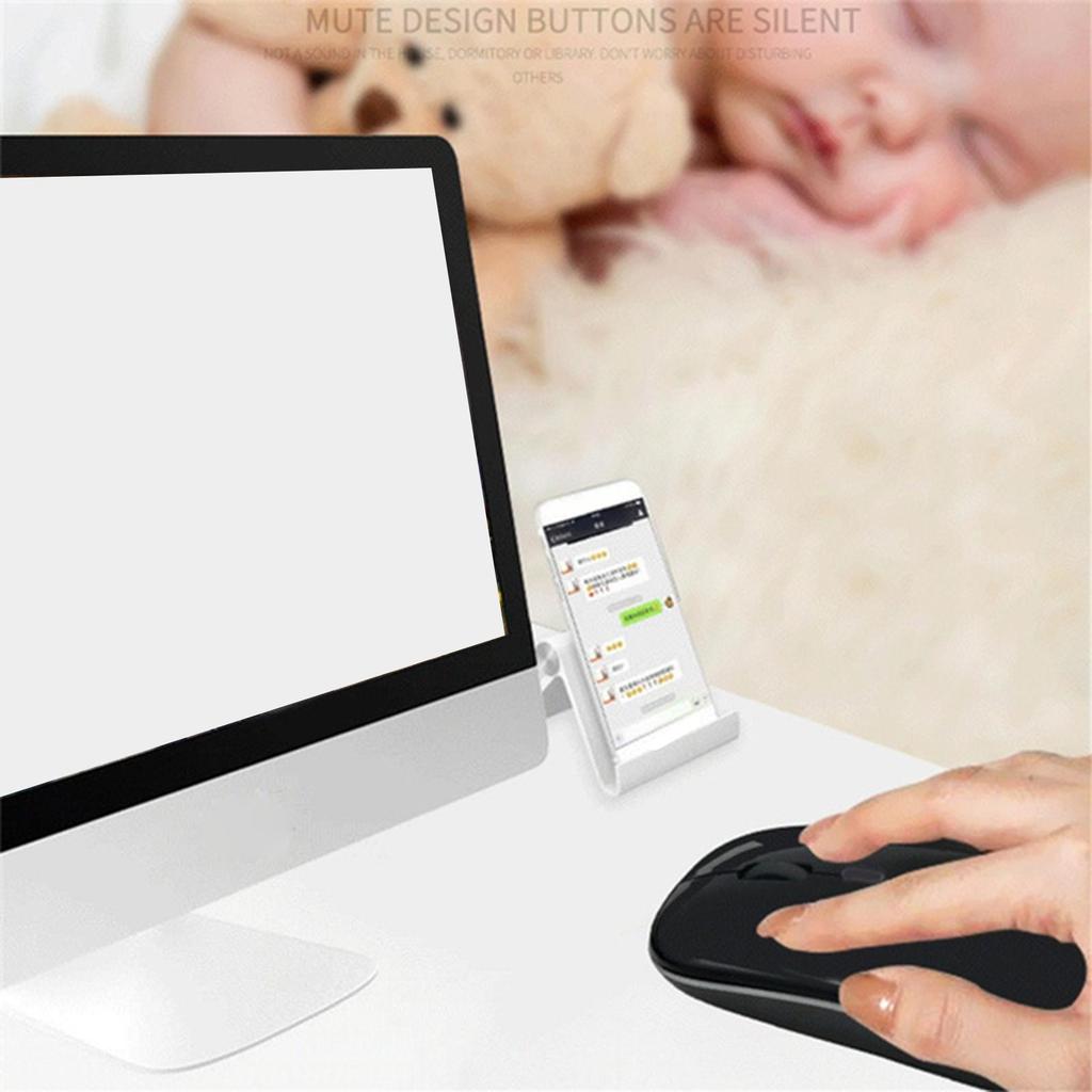 2025 New Bluetooth Silent Office Charging Wireless Mouse Adapter And Ergonomic Shape Version No Design Enhanced Comfortable