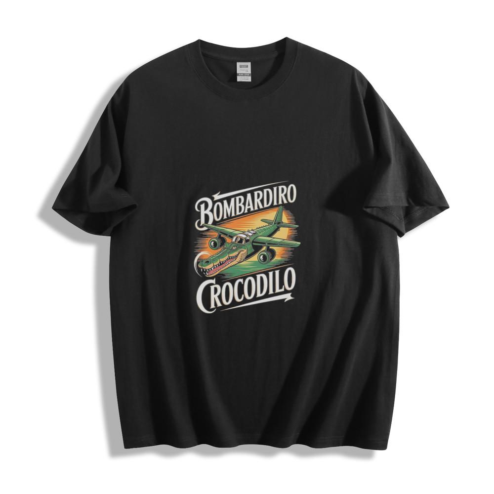 Bombardiro Crocodilo T-Shirt - Wild Crocodile Plane Design Unisex Tee