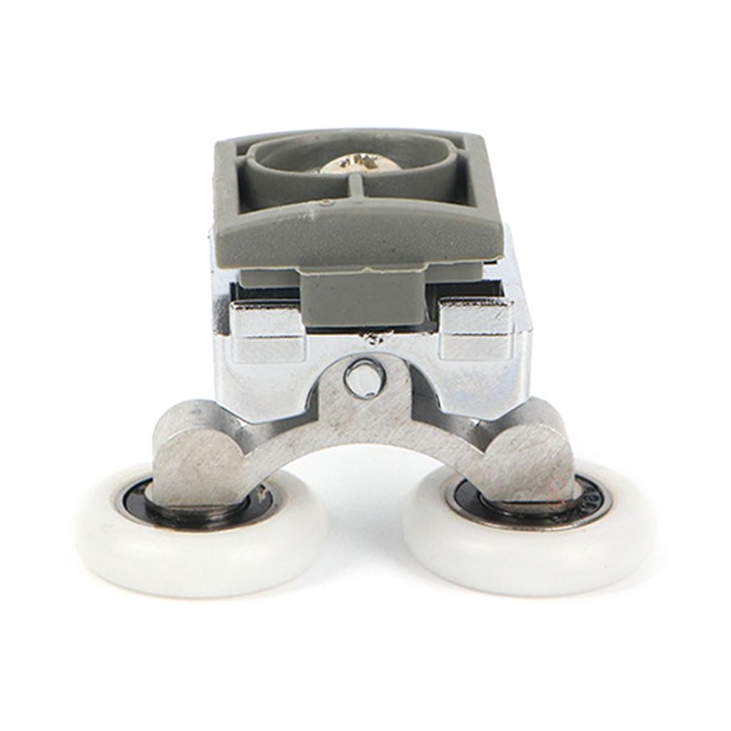 4 Stück/Satz Robuste Schiebetürrollen Vielseitige Duschtürrollen Höhenverstellbar & Laufruhig für Glastüren