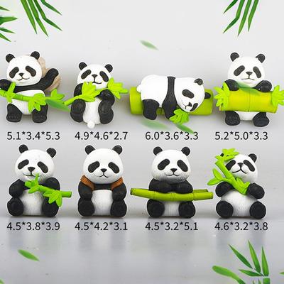Panda Fridge Magnets Cute Cartoon Refrigerator Sticker Creative Po Wall Magnetic Buckle Kitchen Accessories Home Ornaments