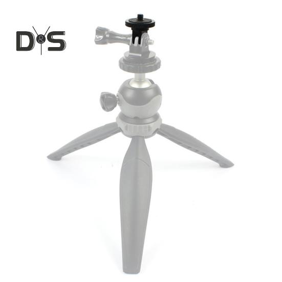 Action Camera Tripod Mount for Insta360 for GOPRO 1/4-inch Screw CNC Aluminum Alloy Mini Tripod Adapter Sports Camera Accessories