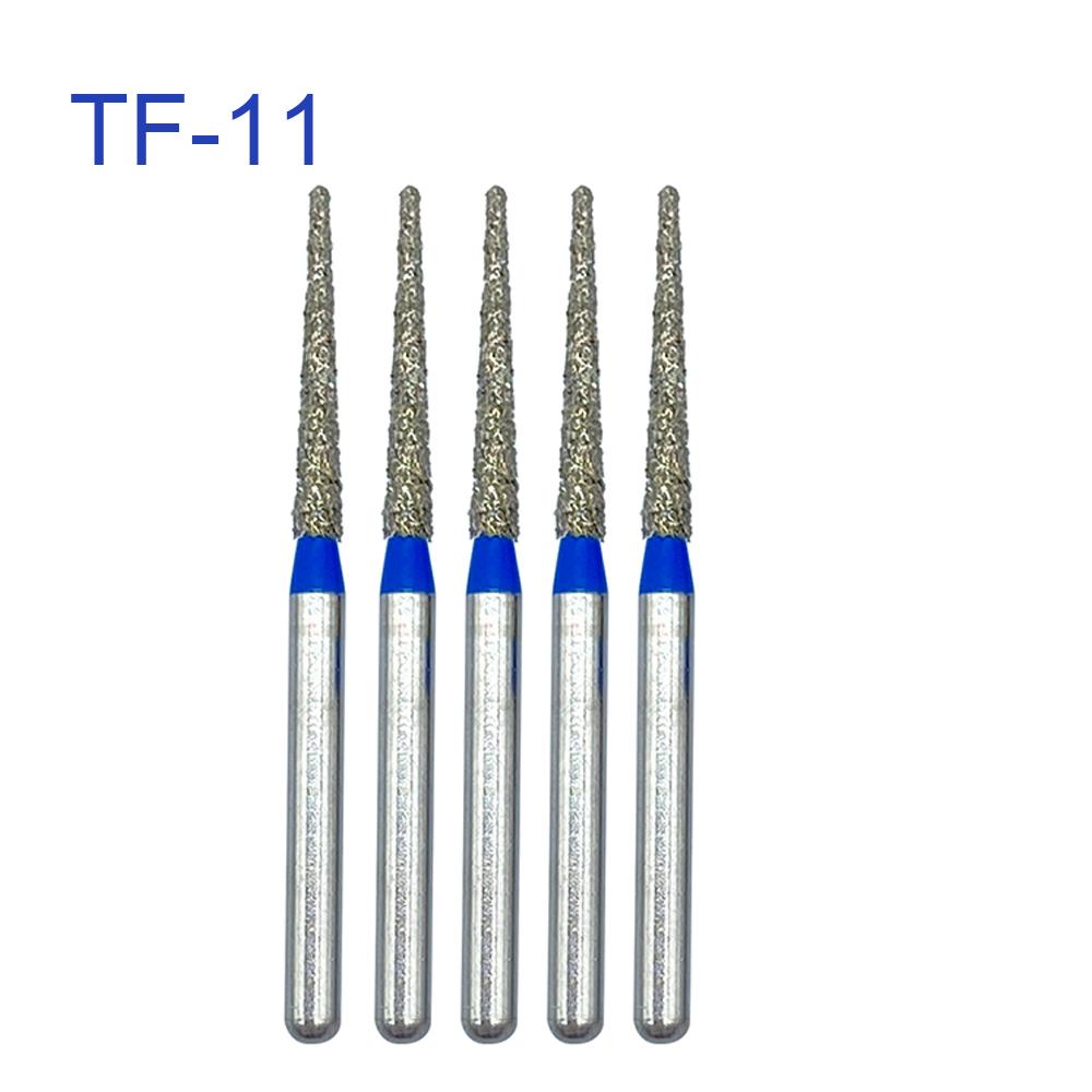 5Pcs/Pack, Jnsur Dental Diamond Burs Dental Drills For High Speed Handpiece Fg Dia 1.6Mm Dental Lab Technican Dentistry Material
