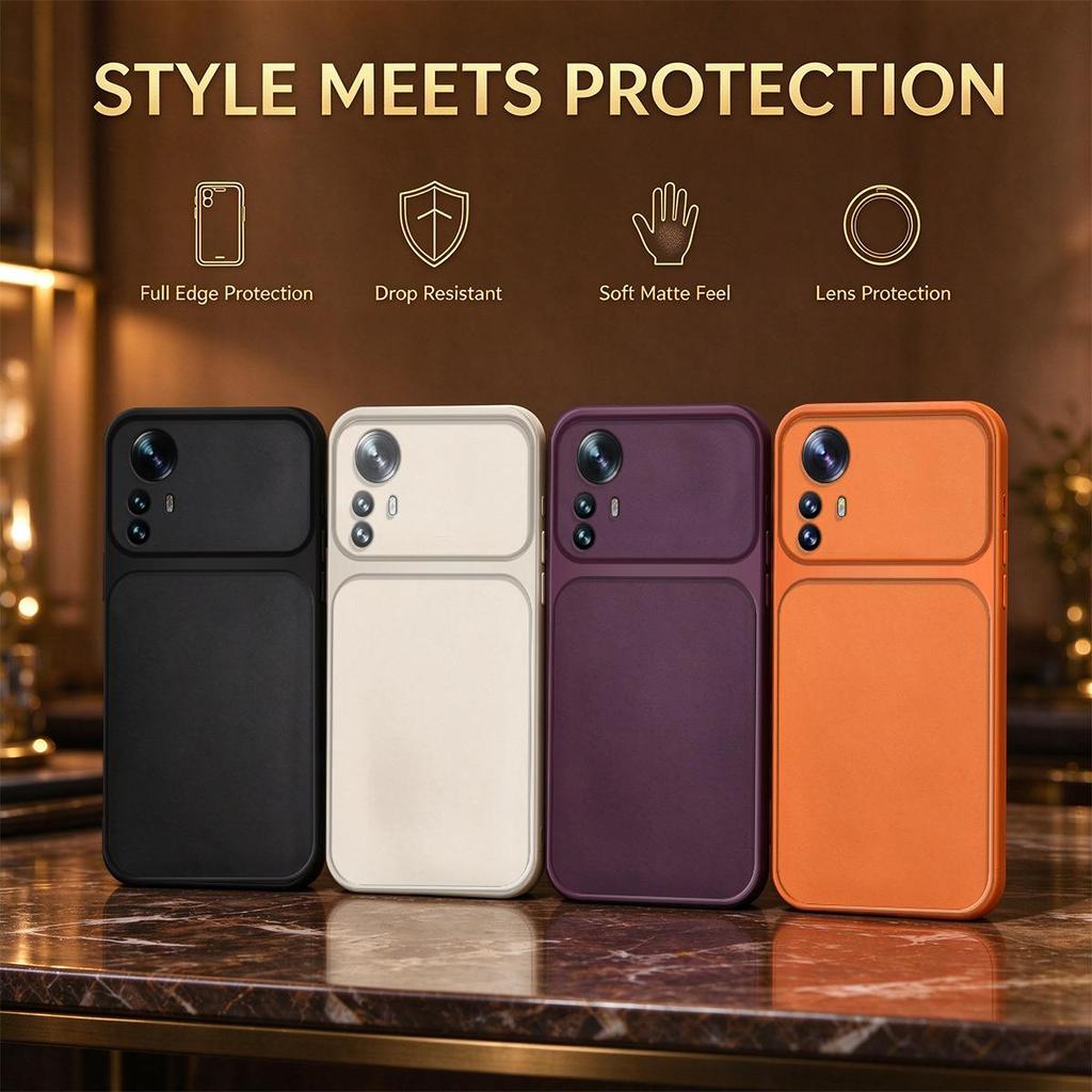 Soft TPU Phone Case for Xiaomi 12 Mi Lite Redmi Note 12S 4G With Full Lens Protection Cover