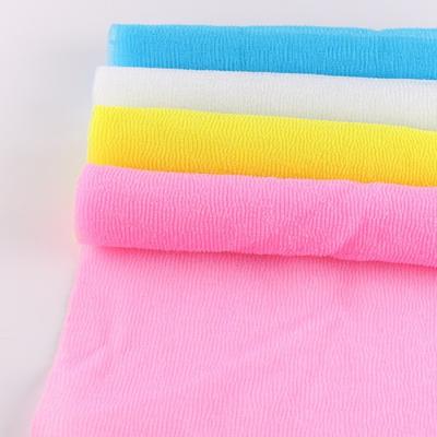 1 stücke Schönheit Haut Peeling Tuch Waschlappen Japanischen Körper Waschen Handtuch Nylon Bad Handtuch Haut Polieren Handtuch Farbe Zufällig Gesendet