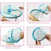 Fashion & Lifestyle Large Size Sweater Hanging Dryer, 3 Tier Folding Drying Rack, Lay Flat to Dry Mesh Clothes Hanger for Delicates and Swimsuit