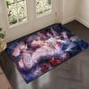 Fantasy Game L-Love and Deepspace Floor Mat Soft Thickened Flannel Door Mat Non-Slip Living Room Rug Home Decor