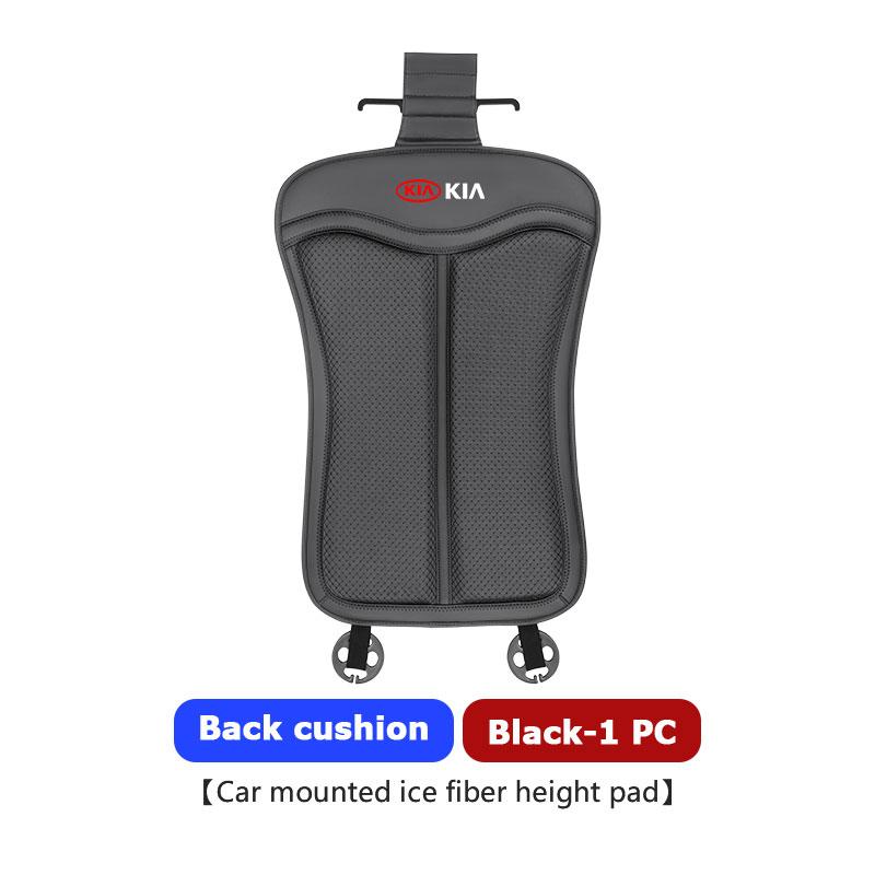 For KIA Ice Silk Car Seat Cushion Backrest Seat Protector Cover Spectra Sedona Cadenza Proceed Sephia Stonic Carens