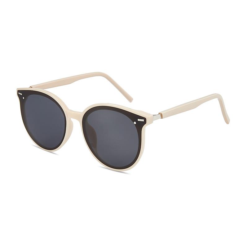 Vintage Luxury Designer Round Frame Women Sunglasses Classic Trend Men Sunglass Travel Fishing Shades Eyewear Male Lentes UV400