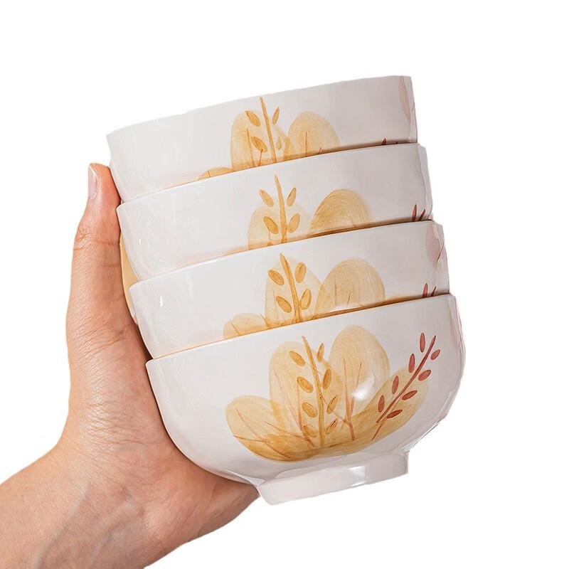 Mo De Lan Ka Cream Ceramic Dinnerware Set