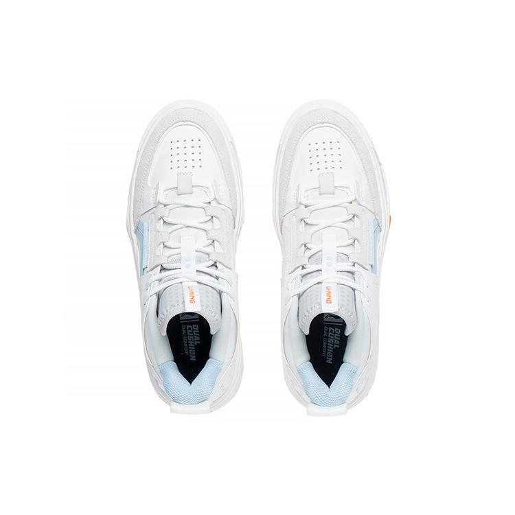 Li Ning Textile, Synthetic Leather Slip Resistant, Abrasion Resistant, Height Increasing Mid Top Skateboard Shoes AGCS240-1