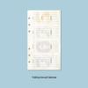 2025 A6 Password Lock Diary with Foldable Pages - Student Check-in & Storage Memo Book