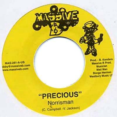 7inch Record NORRISMAN / CHOPPA CHOP - Precious / No Justice MAS281 Massive B 2006 US Reggae, Ska & Dub Used