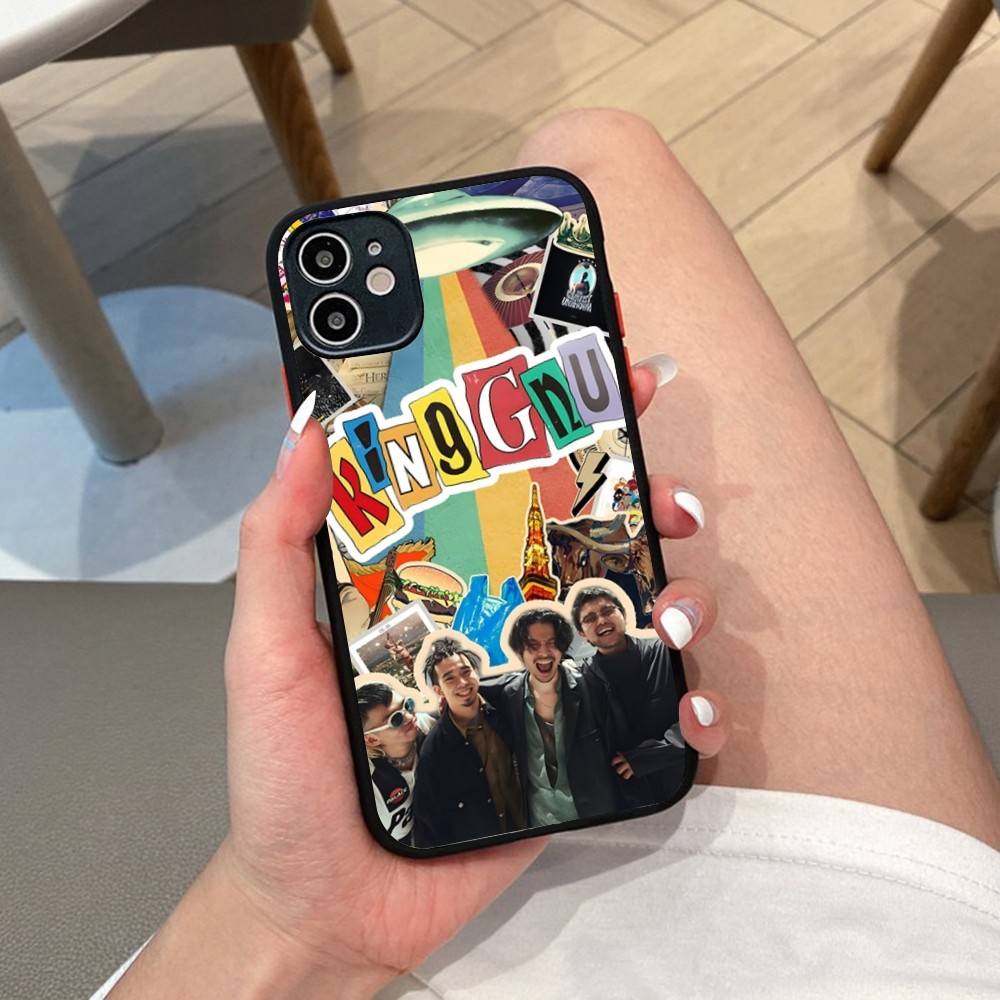 

King Gnu Rapper Phone Case For IPhone 14 11 12 13 Mini Pro Max 8 7 Plus X XR XS MAX Translucent Matte Cover iphone 12pro max