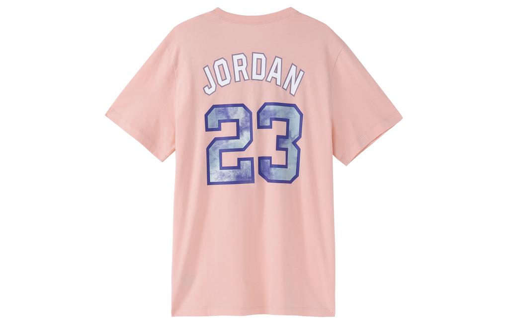 Jordan Drop Shoulder Sleeve T-Shirt Men's Coral Red Do8899-697