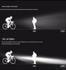 High Lumen Aluminum Alloy Front Light with Type-C Charging for Mountain Bikes
