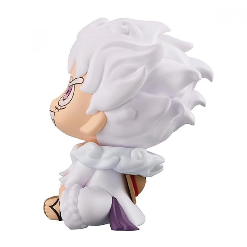 Lucappu ONE PIECE Monkey D. Luffy Gear 5 Approx. 110mm PVC Painted Movable Figure