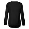 Women's Fashion Casual Long Sleeve Printed Neck Top