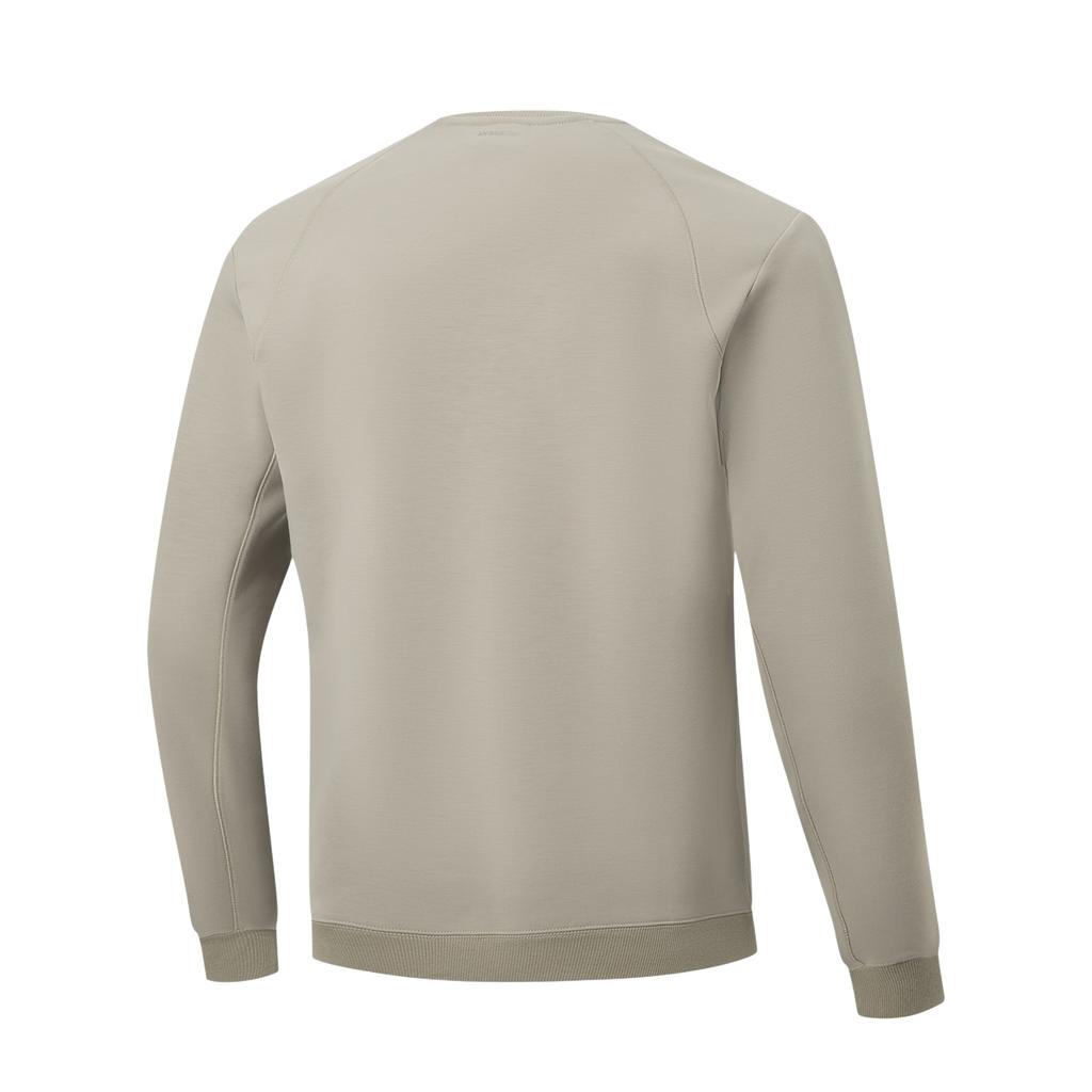 Li Ning Fitness Series Round Neck Logo Letter Stitched Sports Sweatshirt Men sweatshirt AWDW389-6