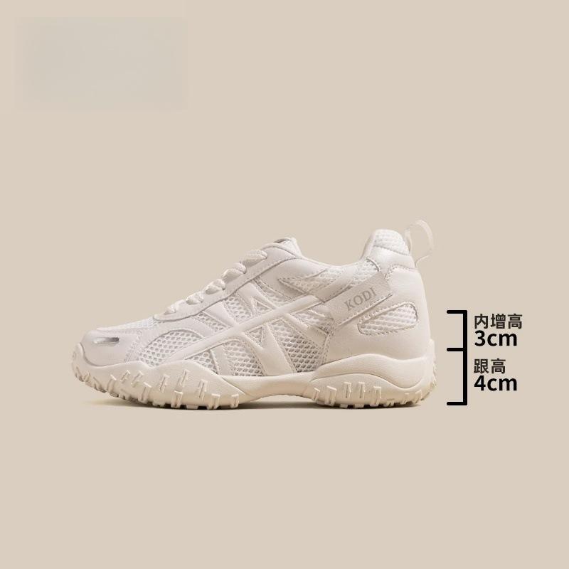 7 inner height-increasing shoes women's new summer mesh breathable thick-soled fashionable versatile sports and leisure shoes