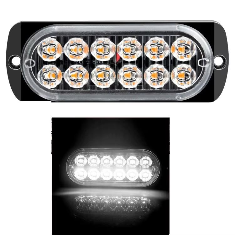12LED Car Emergency Strobe Lights Truck Side Light 12V 24V Trailer Motorcycle Flashing Beacon Lamp Warning Police Lamps