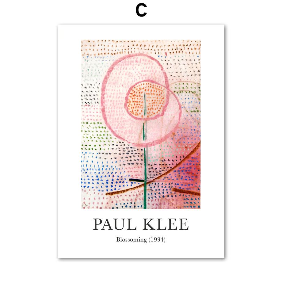 Abstract Colorful Paul Klee Posters And Prints Vintage Eclectic Gallery Wall Art Canvas Painting Modern Living Room Home Decor