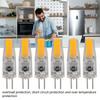 6PCS Durable 2W G4 Light Bulb 180lm 120V G4 LED Bulb Light Bulb Bedroom