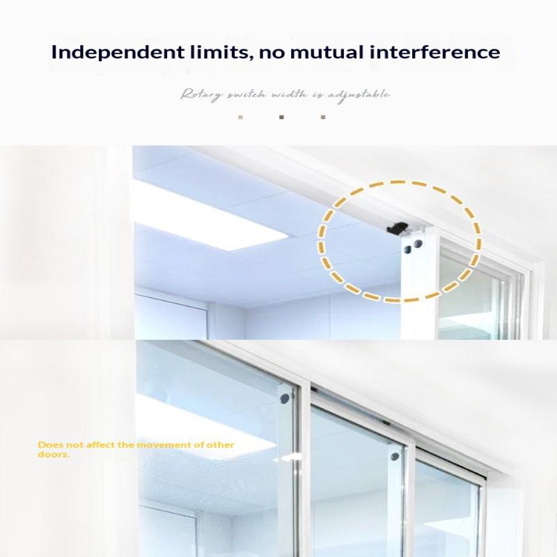 No-Drill Sliding Door Lock, Child Safety Lock For Sliding Windows, High-Rise Anti-Fall Limiter, Anti-Theft Safety Latch
