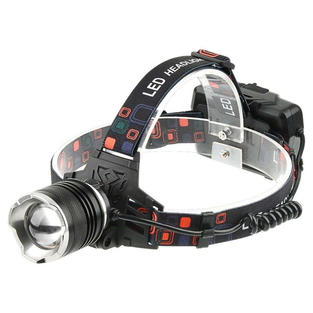 High Power LED USB Rechargeable Headlamp 3 Lighting Modes Zoomable Head Lights  Outdoor Activities