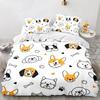 Shiba Inu Dog Bedding Set Animal Dogs Duvet Cover Double King Twin Single Bed Sets For Kids Boys Decor Home Custom Bed Linen