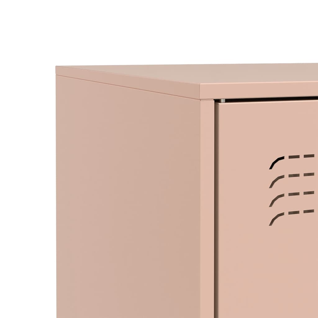 Sideboard Pink 67 X 39 X 73 Cm Steel