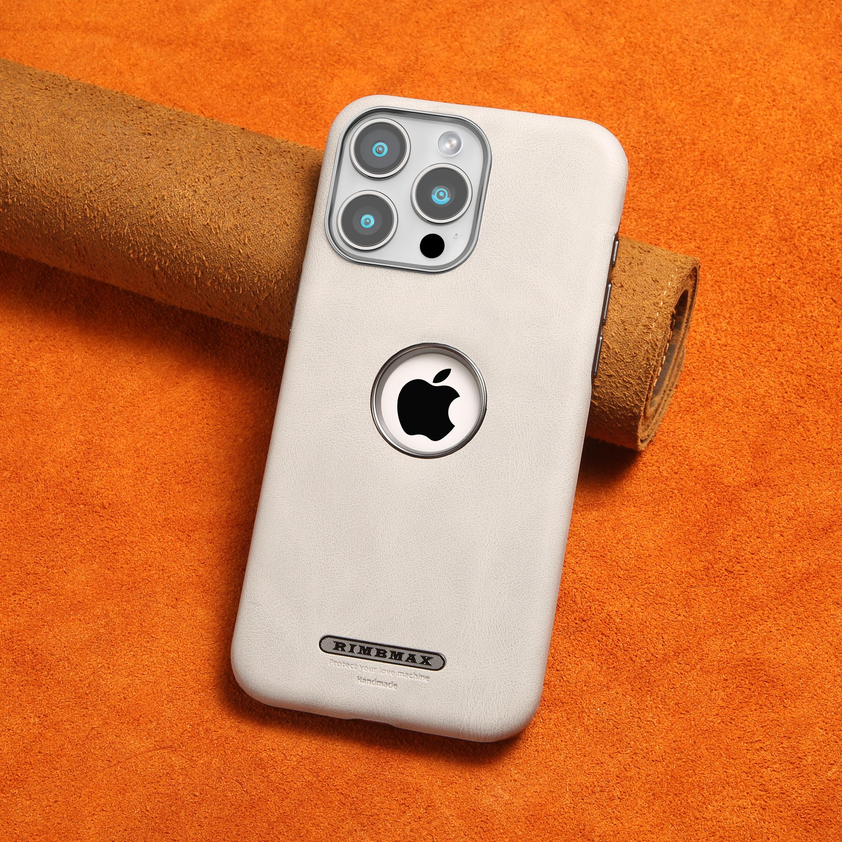 

Розкішний натуральний шкіряний чохол з MagSafe для iPhone 16 15 14 13 Pro Max 16Pro 15Pro гальванічний протиударний чохол Бездротова зарядка Захисні чохли iPhone 13 Pro сірий