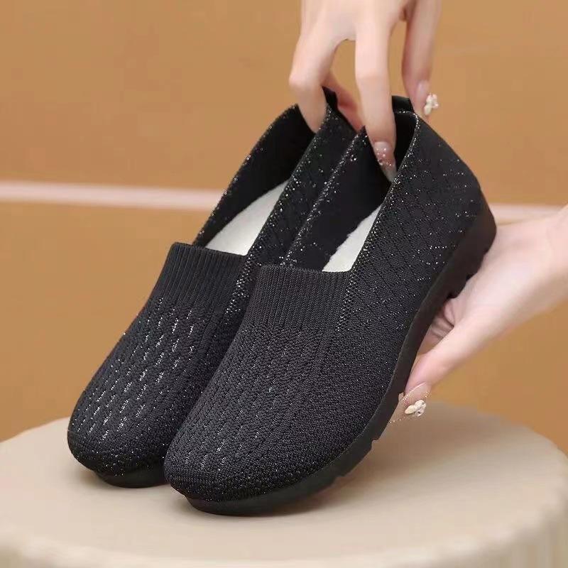 One-pedal Breathable Casual Women's Shoes Non-slip and Wear-resistant Fashionable Spring Comfortable Women's Shoes