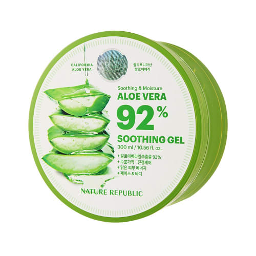 NATURE REPUBLIC Moisturizing Aloe Soothing Gel 92% (1 piece)